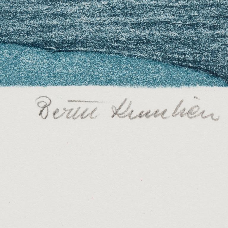 BERTIL KUMLIEN, litografier, 4 st, signerade och numrerade 68/175, 1989.