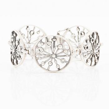 Jorma Laine, Bracelet, Jorma Laine, silver, Kultateollisuus Oy, Turku 1970.