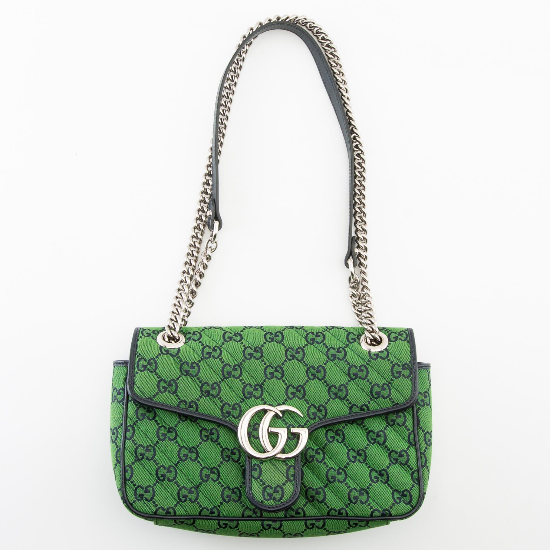 Gucci, Väska "GG Canvas Marmont Shoulder Bag Small".