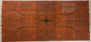 SJAL, PAISLEY. Sekelskiftet 18/1900. Ca 328x155 cm.