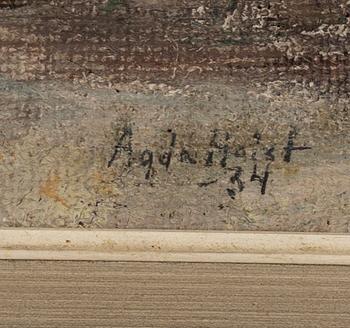 AGDA HOLST, a signed and dated oil on canvas.