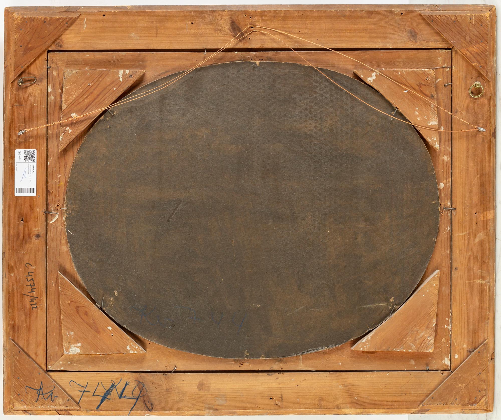 JOSEPH MAGNUS STÄCK, oil on panel, signed and dated 1852.