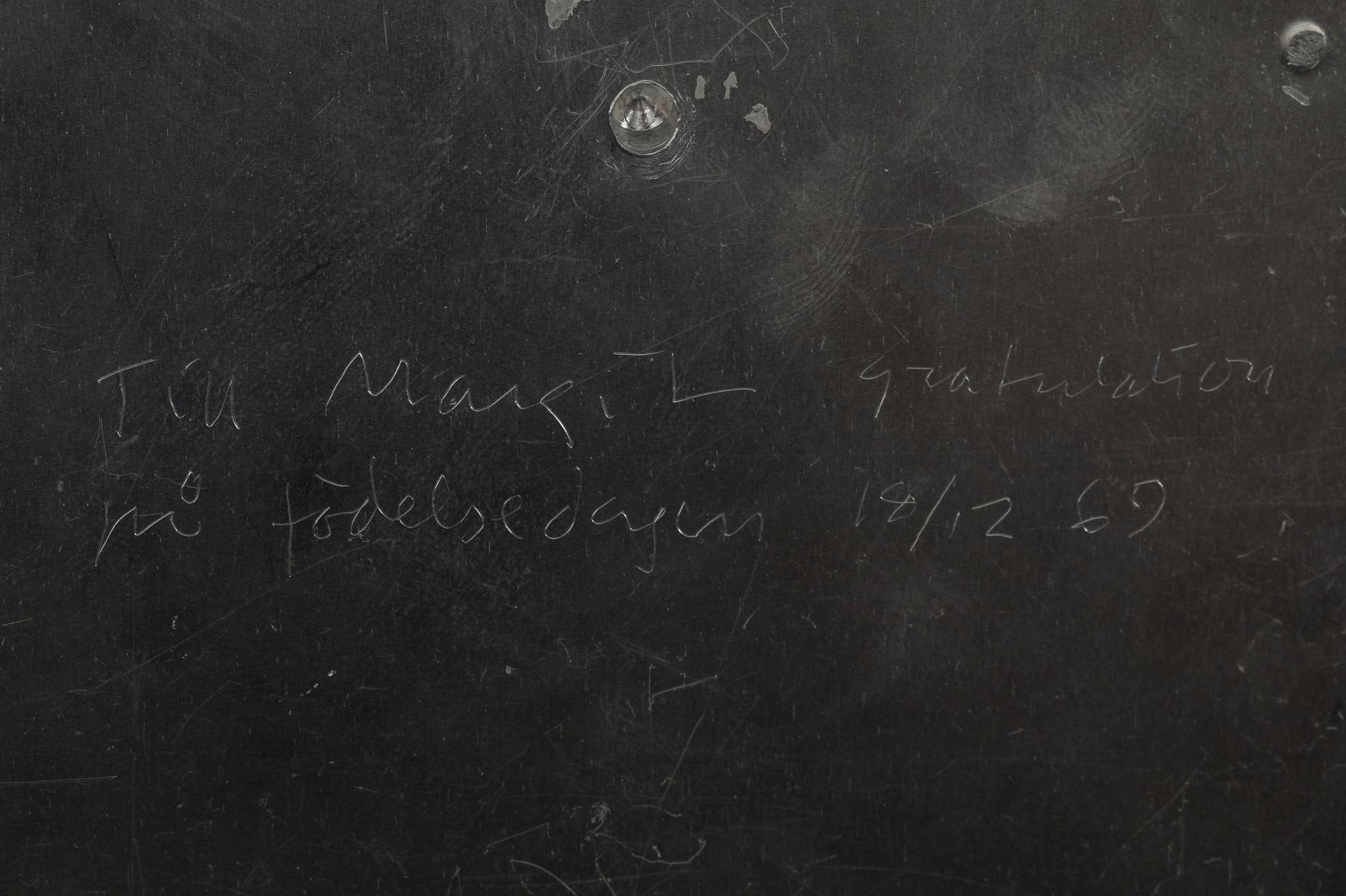 ARNE JONES, 2 st skulpturer, bl a "Blossom", sign.