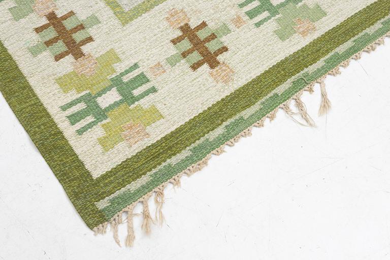 Ingegerd Silow, rug, flat weave, signed, approx. 205 x 140.
