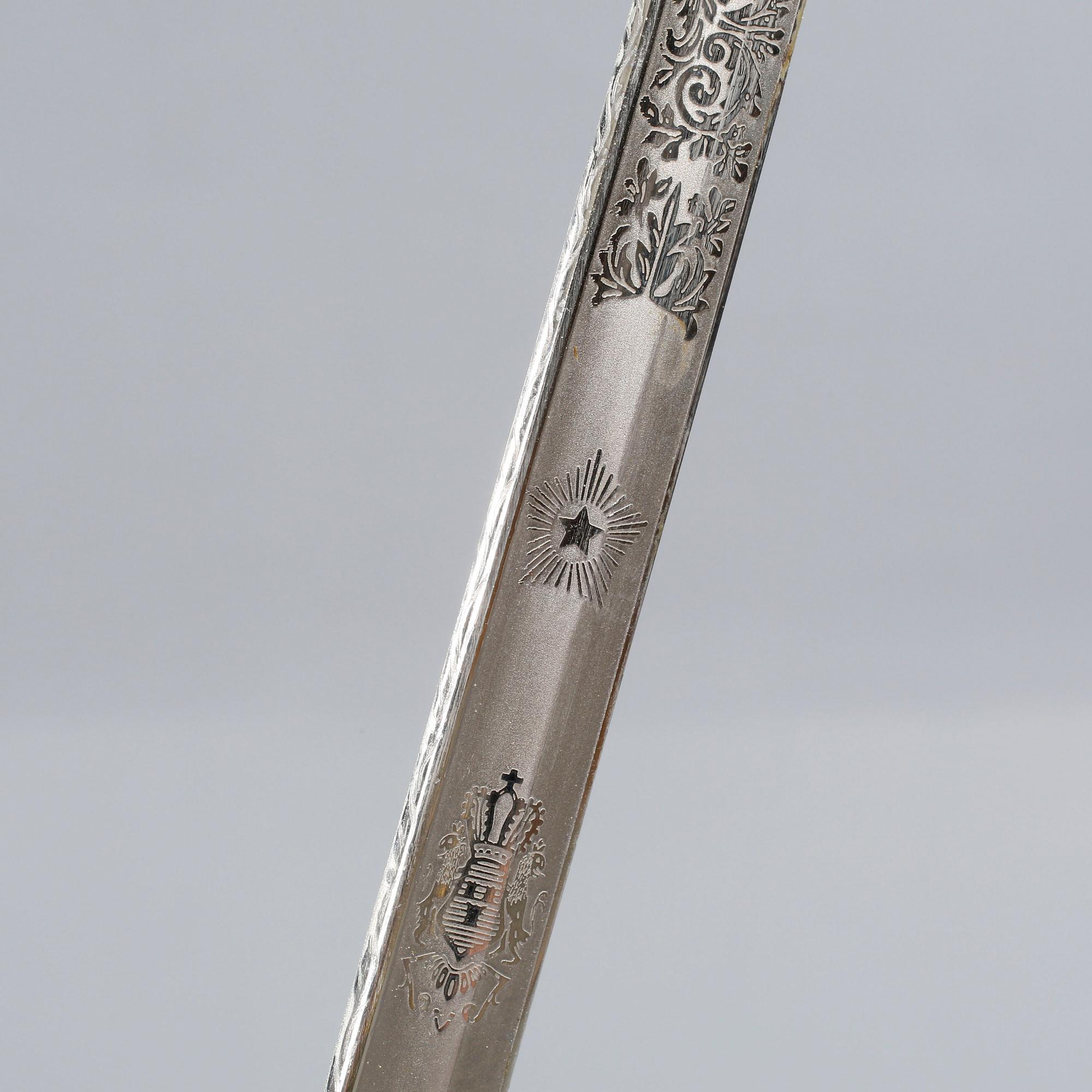 A sabre for the swedish navy, m/1878-1915.