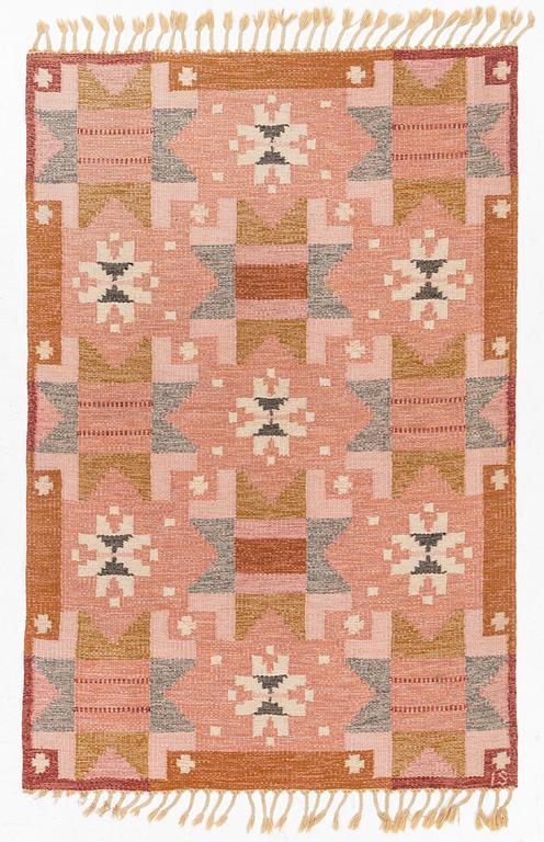 Ingegerd Silow, rug, röllakan, approx. 208 x 137 cm.