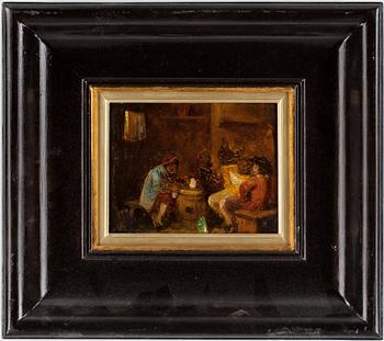 CARL DUXA, olja på pannå, signerad.