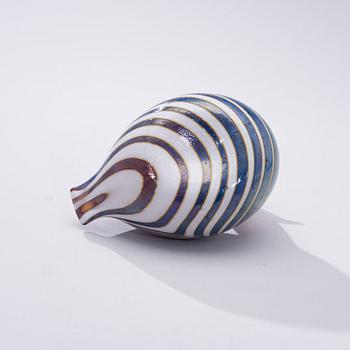 FIGURIN, 2 st, glas, signerad O. Toikka Nuutajärvi samt Oiva Toikka Nuutajärvi Notsjö.