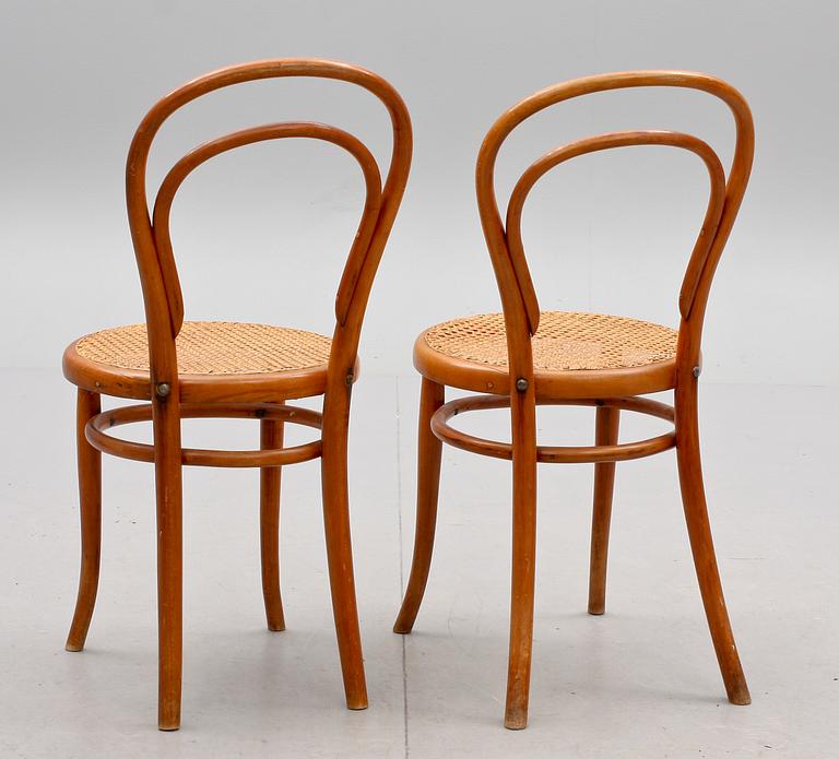 STOLAR, 2 st. Thonet, märkta. 1900-talets första hälft.