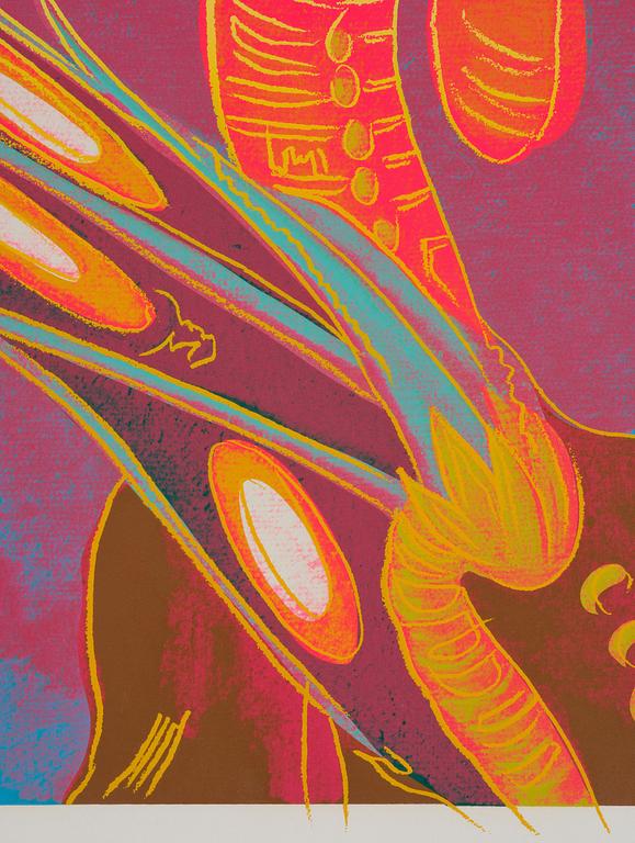 Andy Warhol, "Paolo Uccello, St. George and the Dragon", ur: "Details of renaissance paintings".