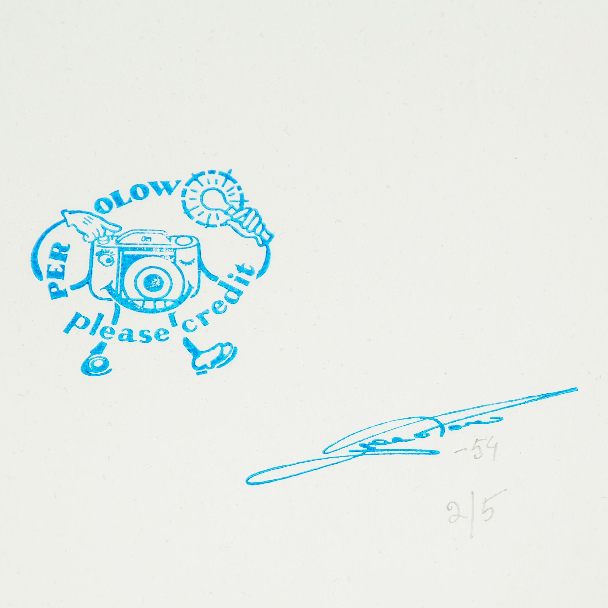 PER-OLOW ANDERSON, a photograph of Humphrey Bogart numbered 2/5 on verso.