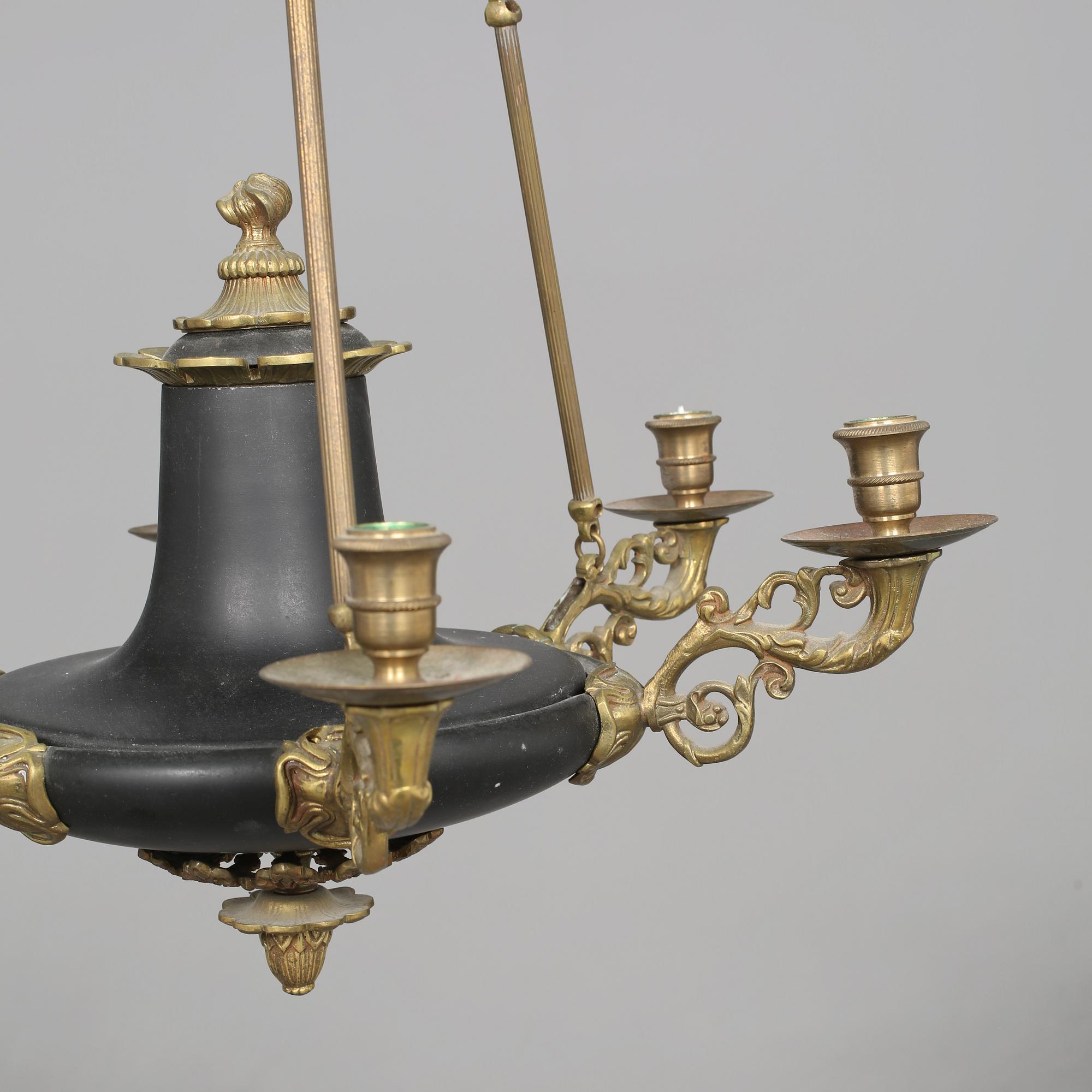 TAKAMPEL, 1800/1900-tal. Höjd ca 80 cm.