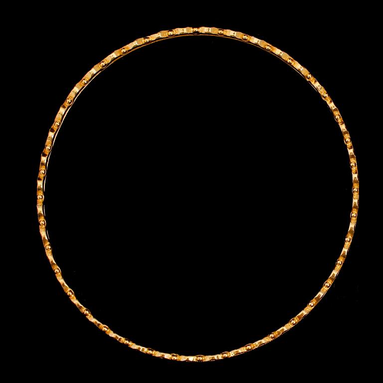 ARMBAND, 22 k guld. Vikt ca 18 gram.