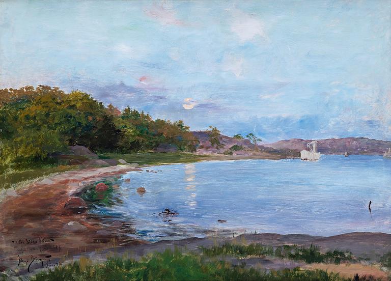 Hugo Birger, Coastal scene from Särö, on the west coast of Sweden.