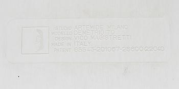SOFFBORD, "Demetrio 70", design Vico Magistretti, för Studio Artemide Milano, Italien, 1970-tal.