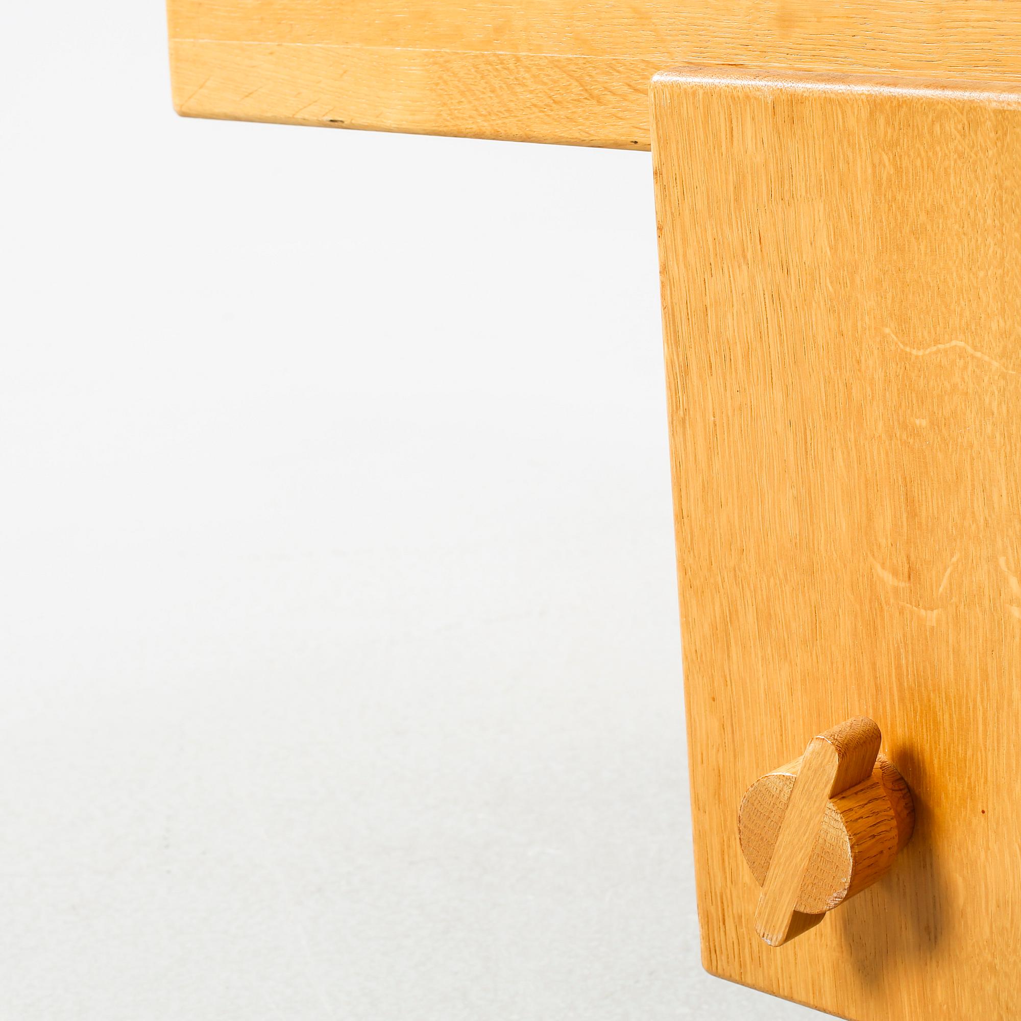 A sofa table, from the series "Kontrapunkt", designed by Yngve Ekström for Swedese Möbler AB 1968.