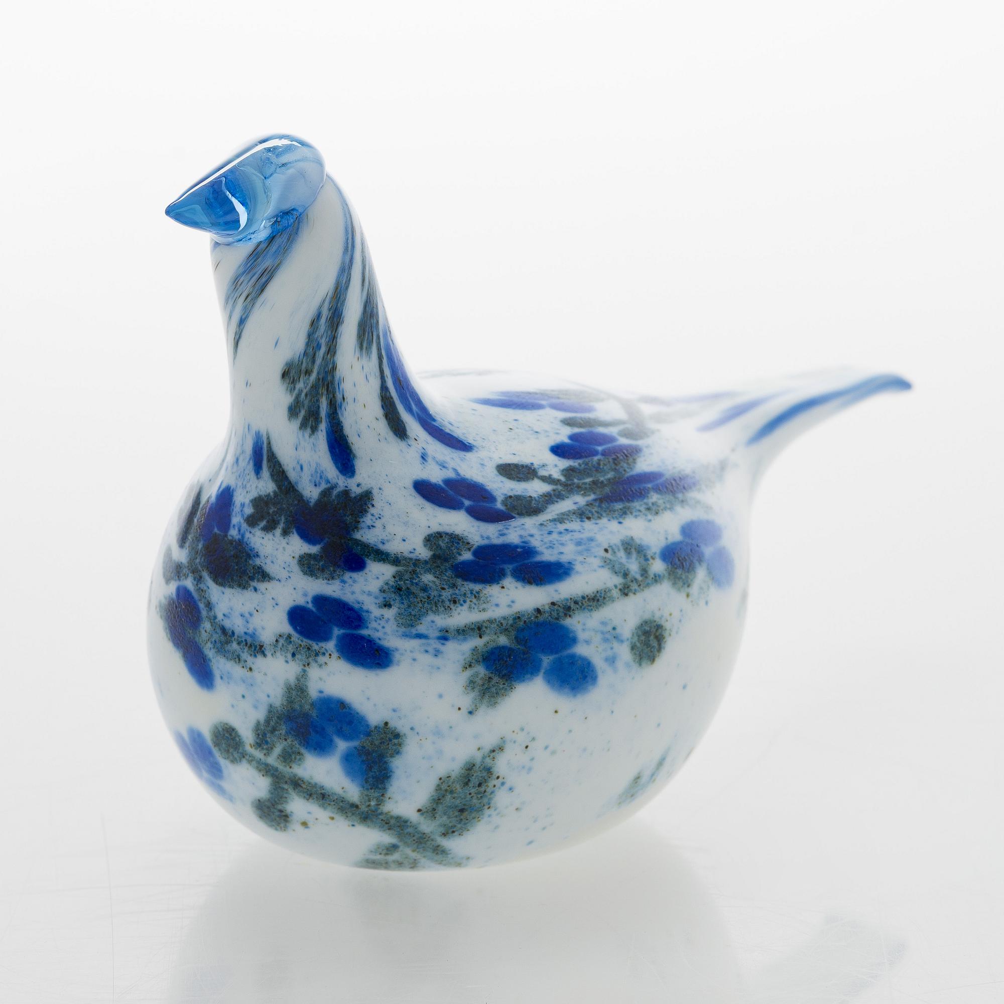 Oiva Toikka, An anniversary bird 2007, 'Dove', signed O. Toikka Nuutajärvi 616/1917.