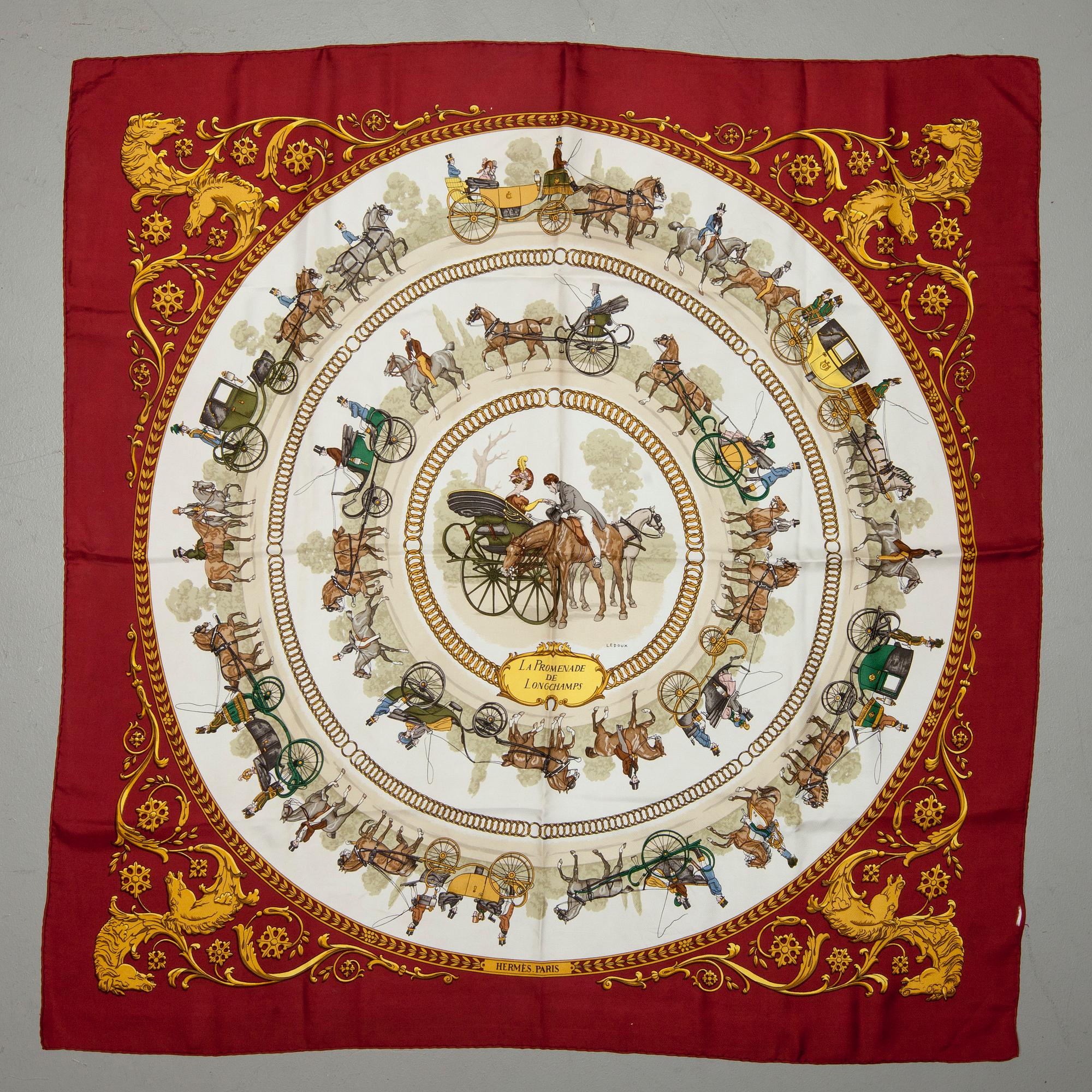 SCARF, "La Promenade de Longchamps", Hermès.