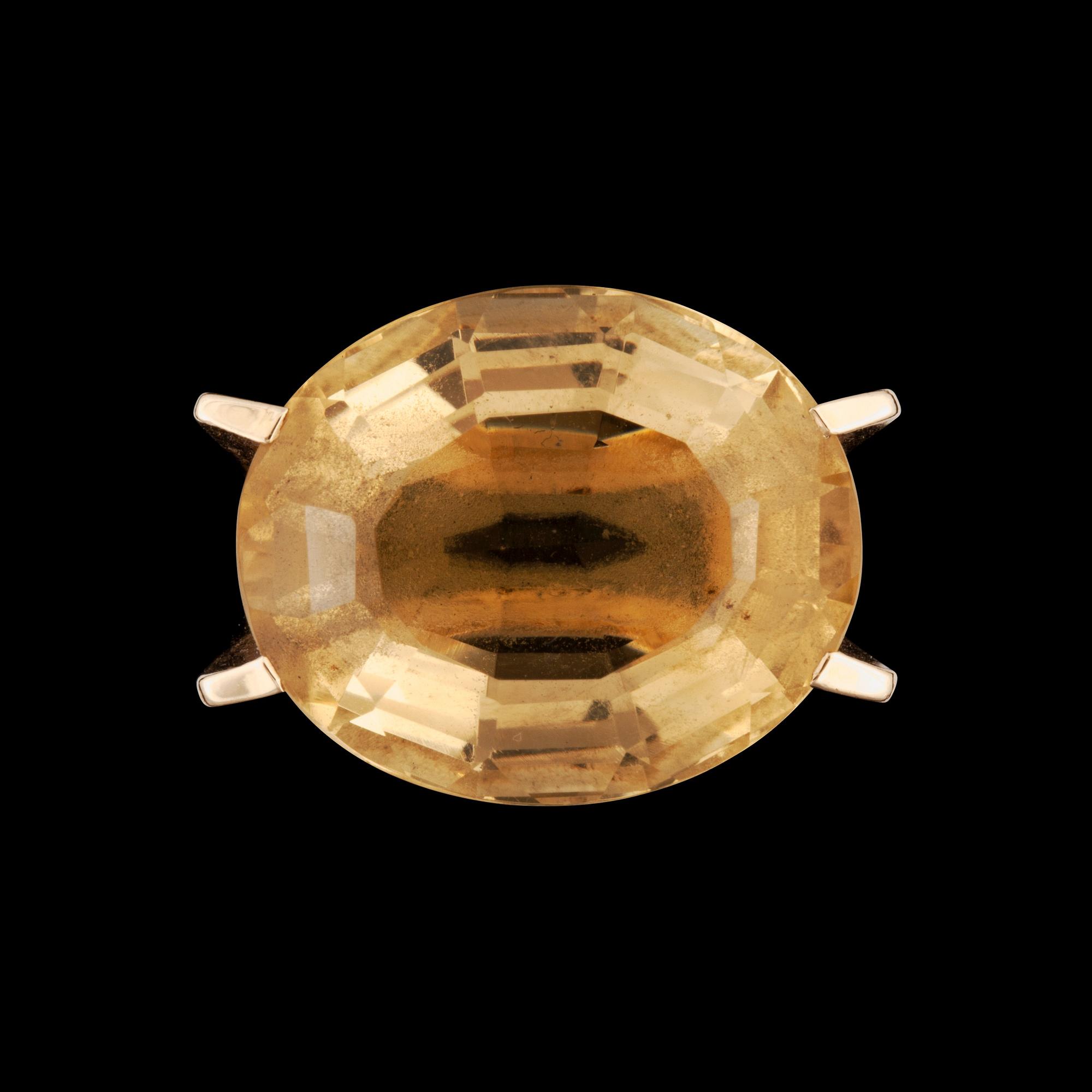 RING, Rey Urban, med citrin, ca 23.00 ct.