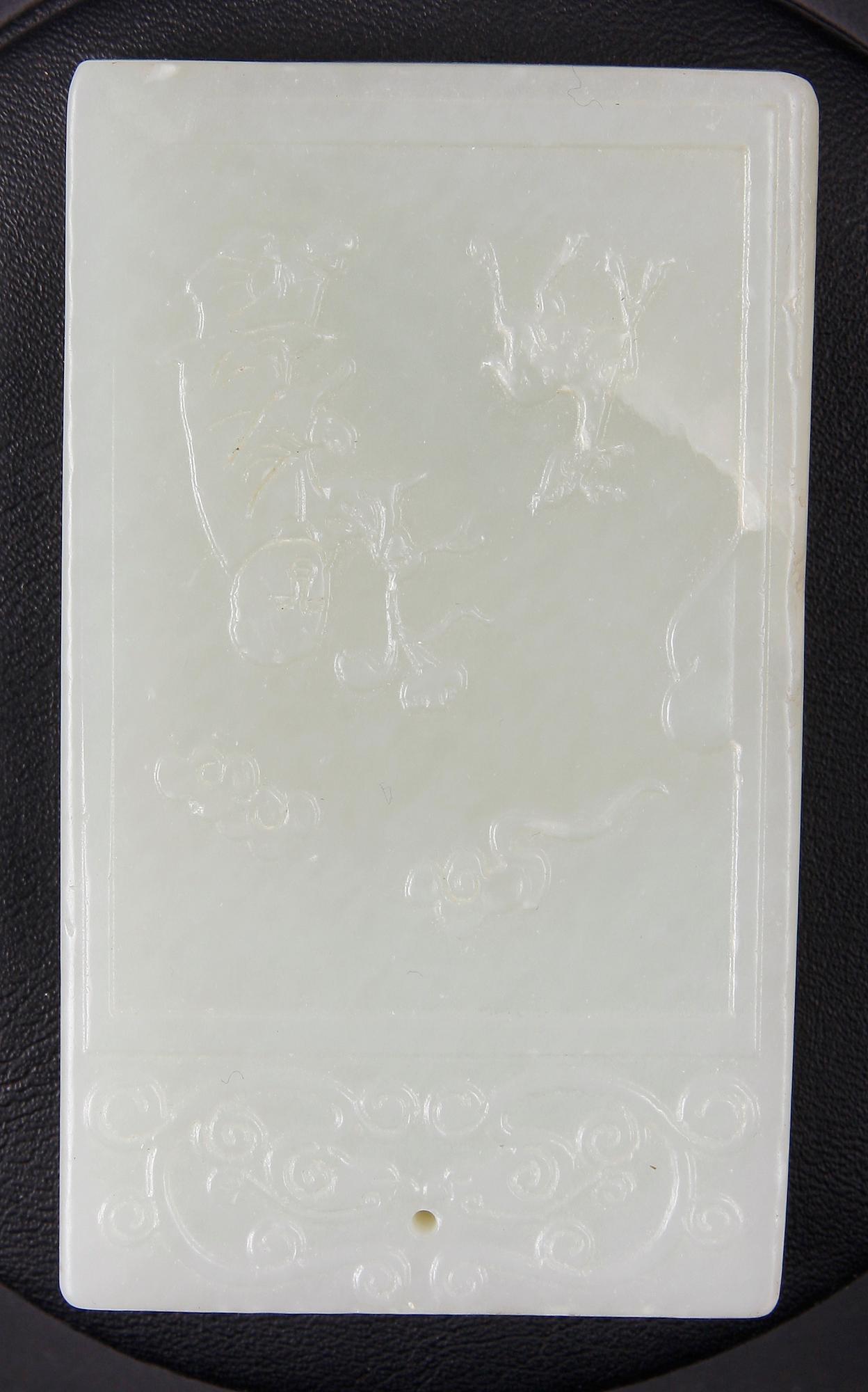 HÄNGE, jade, Kina. 1900-tal.