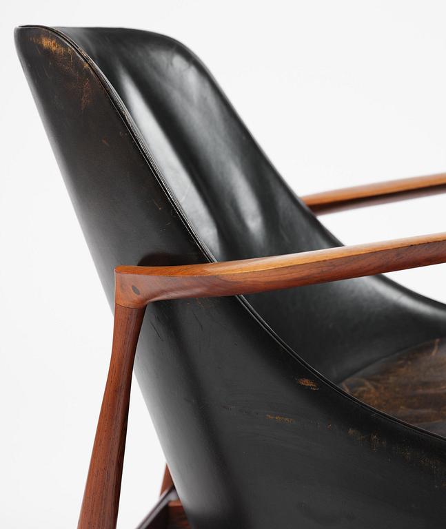 Ib Kofod-Larsen, a rosewood "Elizabeth" easy chair, cabinetmakers Christensen & Larsen, Denmark, 1950s-60s.