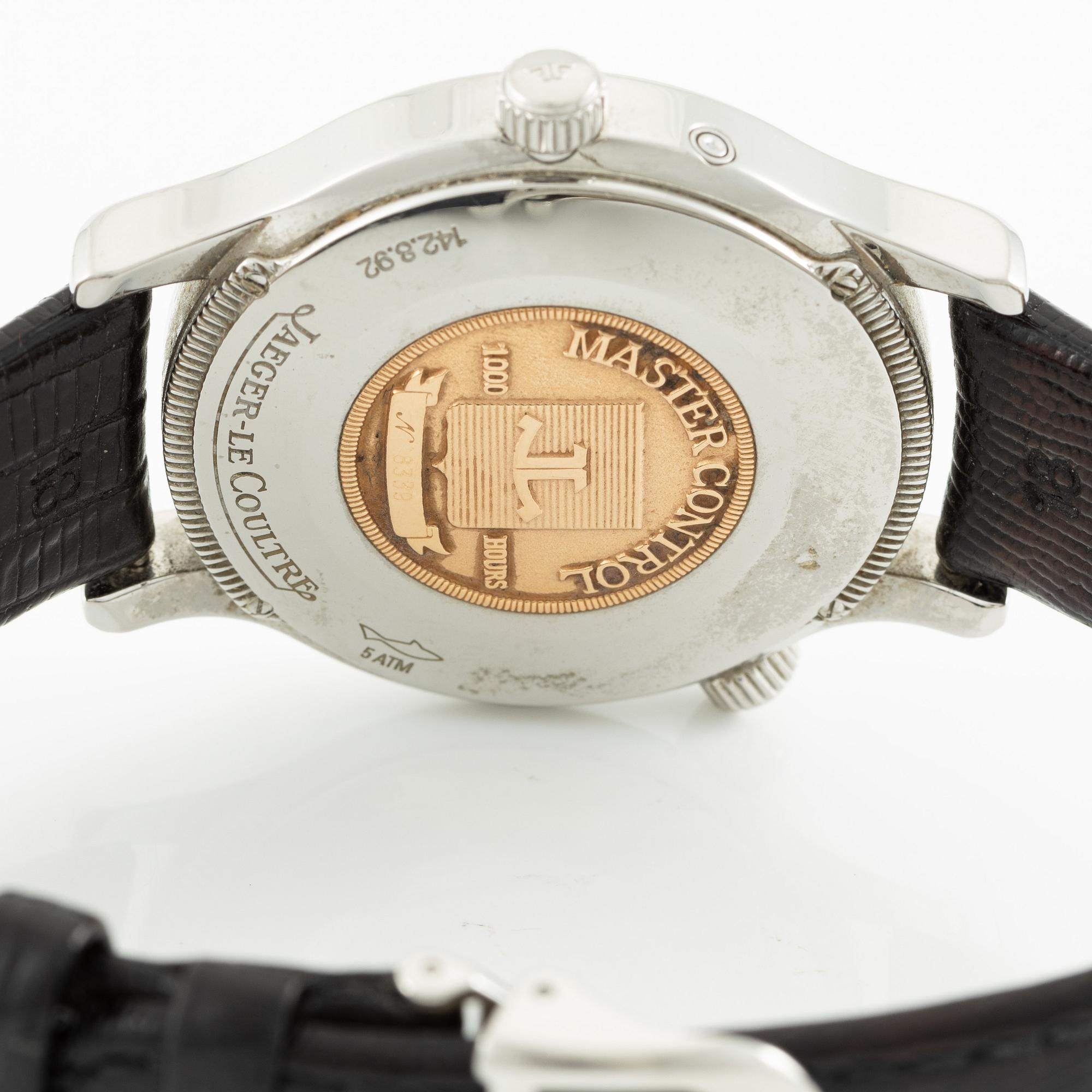 Jaeger-LeCoultre, Master Control Geographic, wristwatch, 38 mm.