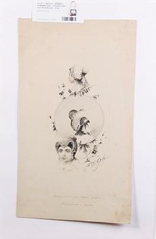 PAVLOV, EUGENIJ STEPANOVICH, tillskriven, tuschteckning, sign. 