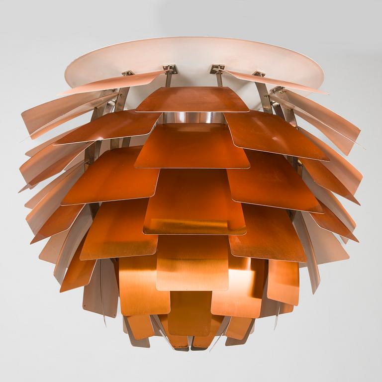 Poul Henningsen, taklampa, "PH-Kotte / PH Artichoke", Louis Poulsen, Danmark, decennieskiftet 1960-70.