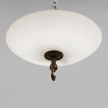 TAKPLAFOND, glas, 1900-talets mitt. Höjd ca 20 cm.