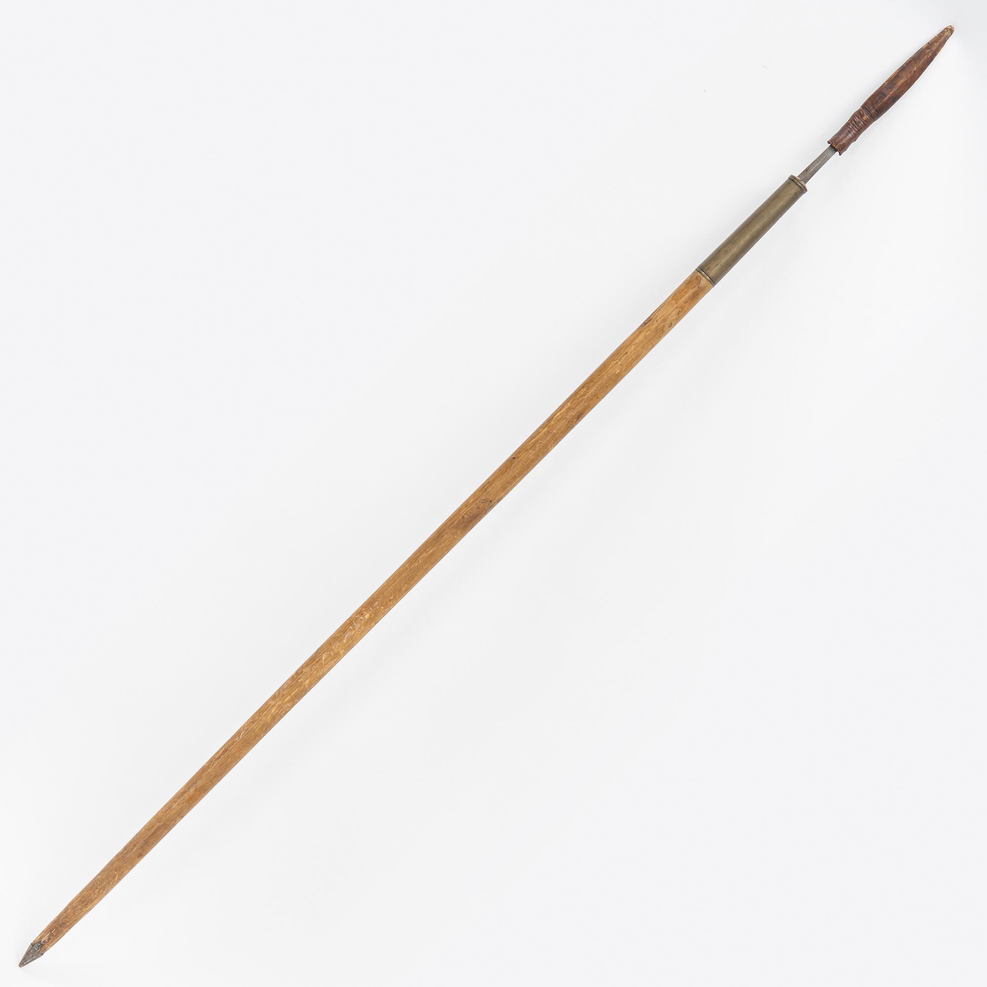 A hunting spear, 19th Century.