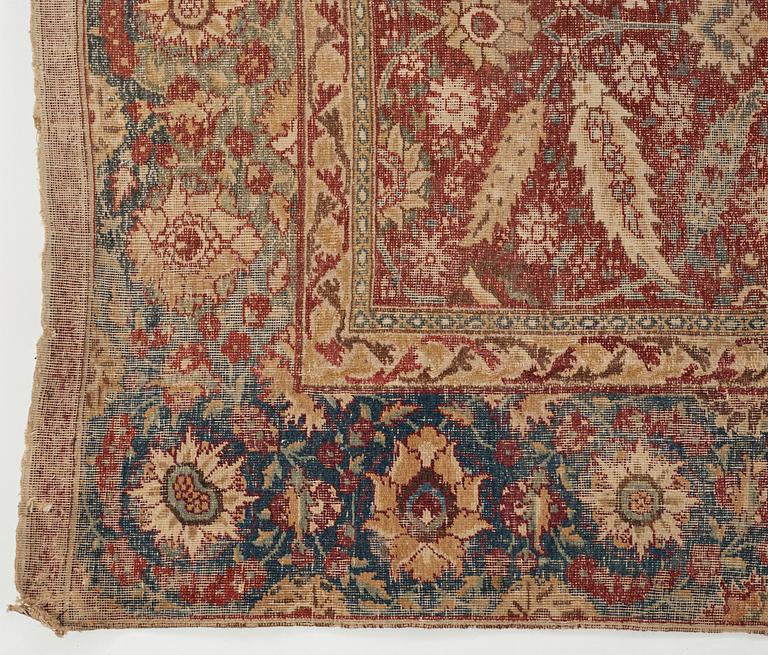 MATTO, A MUGHAL RUG, an antique Indian, the second half of the 17th century, ca 191-198,5 x 126,5-127,5 cm.