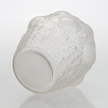 René Lalique, a 'Domrémy' glass vase, 1926.