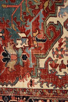 Matta, antik Heris, ca 375 x 280,5 cm.