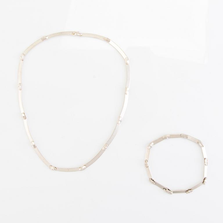 LAPPONIA, KAULAKORU ja RANNEKORU, sterling hopeaa, 1988-1995.