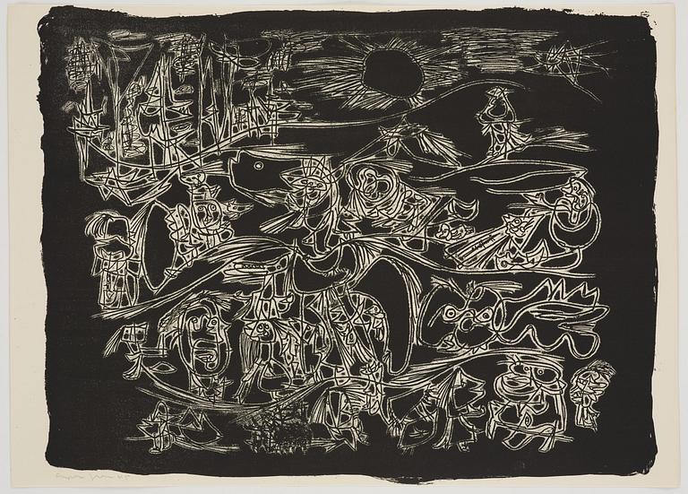 Asger Jorn, "8 Litografier".