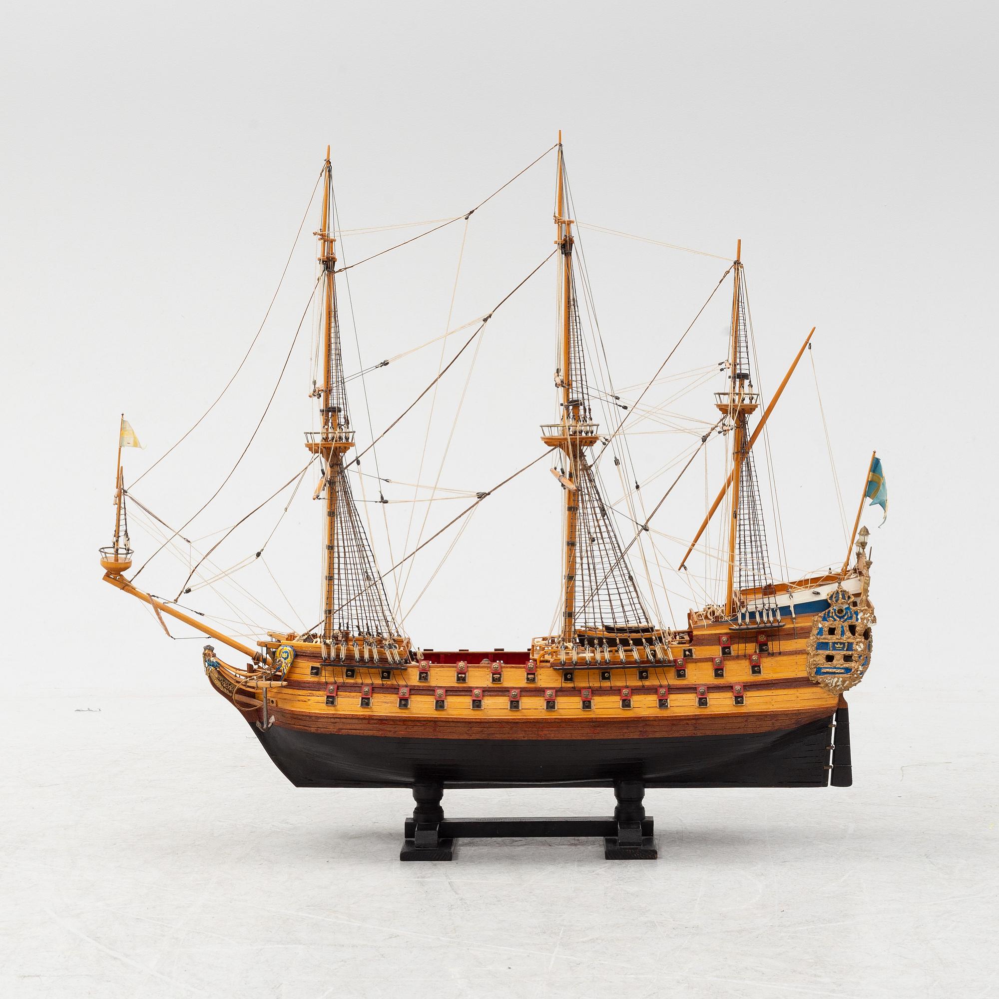 A model of a ship, 20th century.