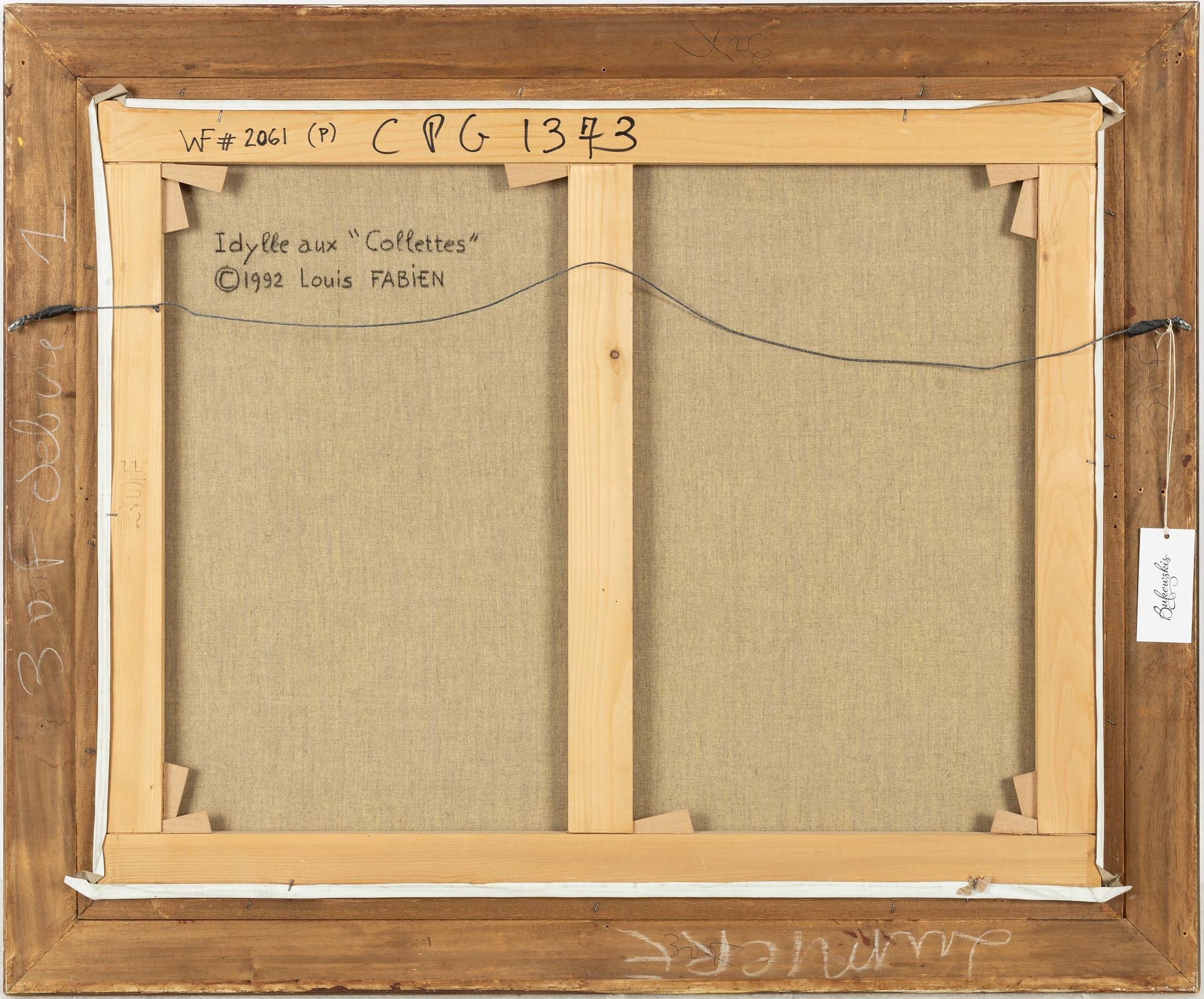 Louis Fabien, "Idylle aux Collettes".