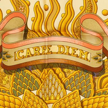 Hermès, scarf, "Carpe Diem".