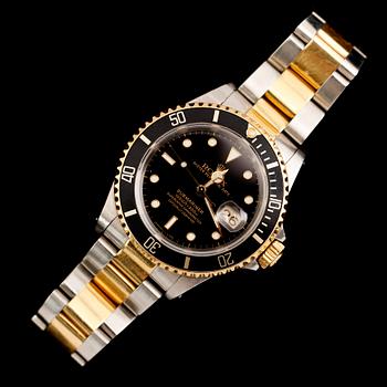 ARMBANDSUR, Rolex Oyster Perpetual Date, Submariner, Superlative Chronometer.