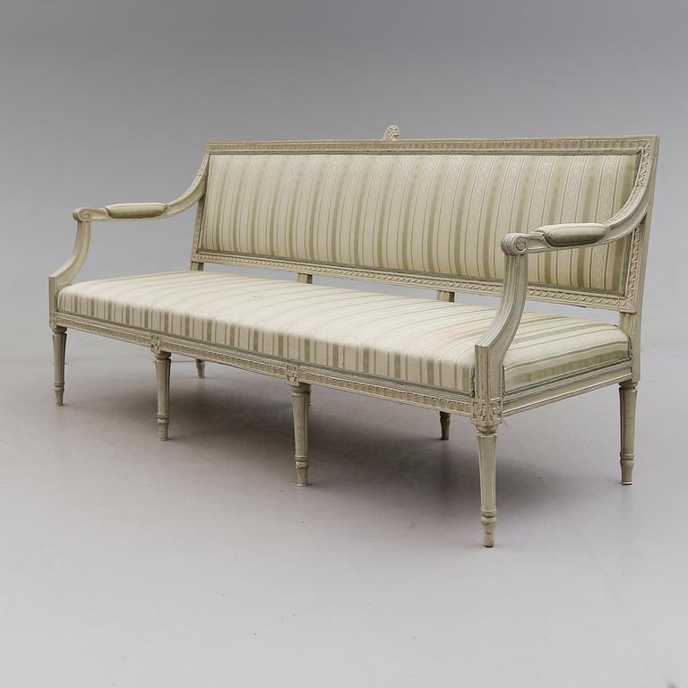 SOFFA, gustaviansk, sent 1700-tal.