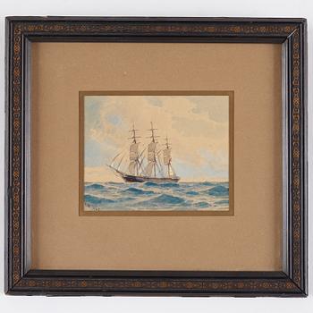 JACOB HÄGG, watercolor, signed and dated 1897.