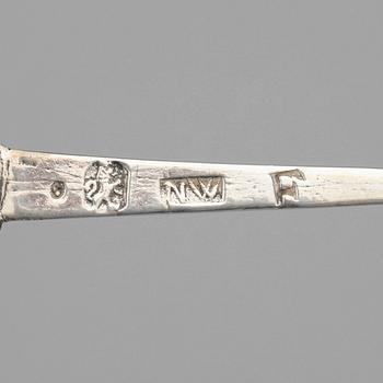 BRÄNNVINSSKED, silver, Niclas Wiggman, Kalmar 1764. Vikt ca 29 gram.