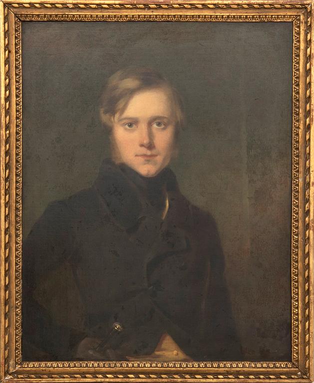 Unknown artist, 19th century, Portrait of a Young Man.