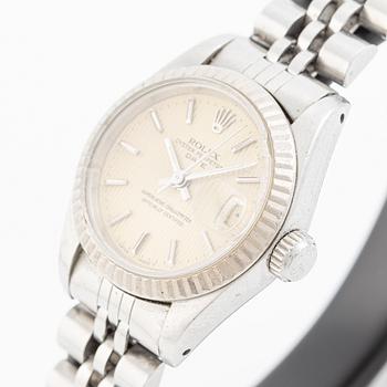 Rolex, Date, "Tapestry Dial", wristwatch, 26 mm.