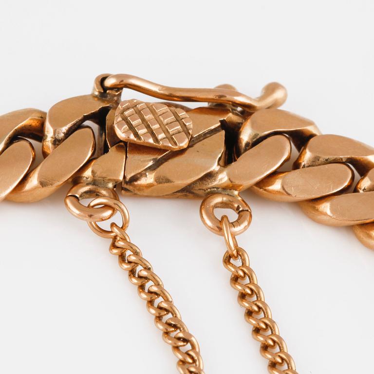 ARMLÄNK, 18K guld. Vikt 34,8 gram.