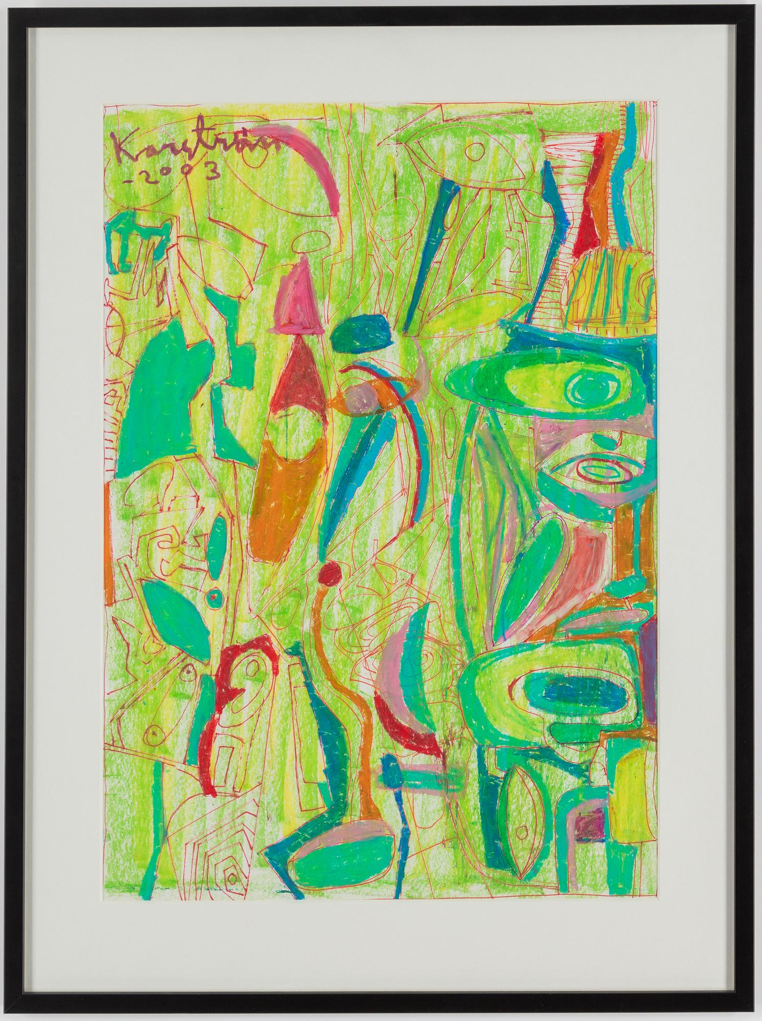 MAURITZ KARSTRÖM, mixed media, signed and dated 2003.