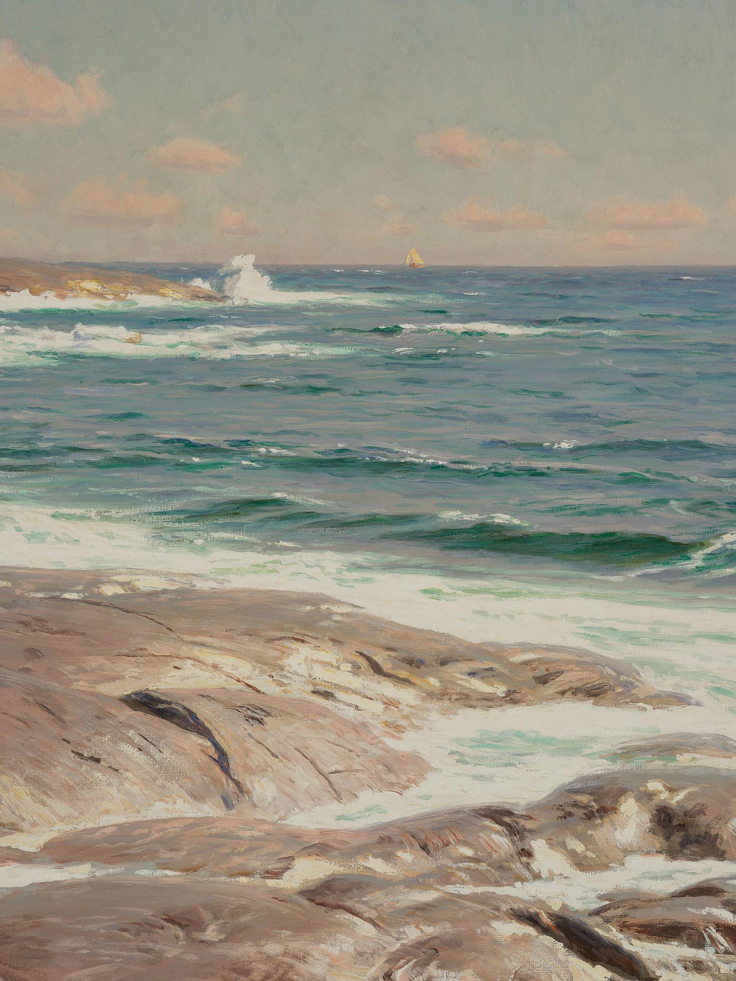 Johan Krouthén, Cliffs by the sea, Marstrand.