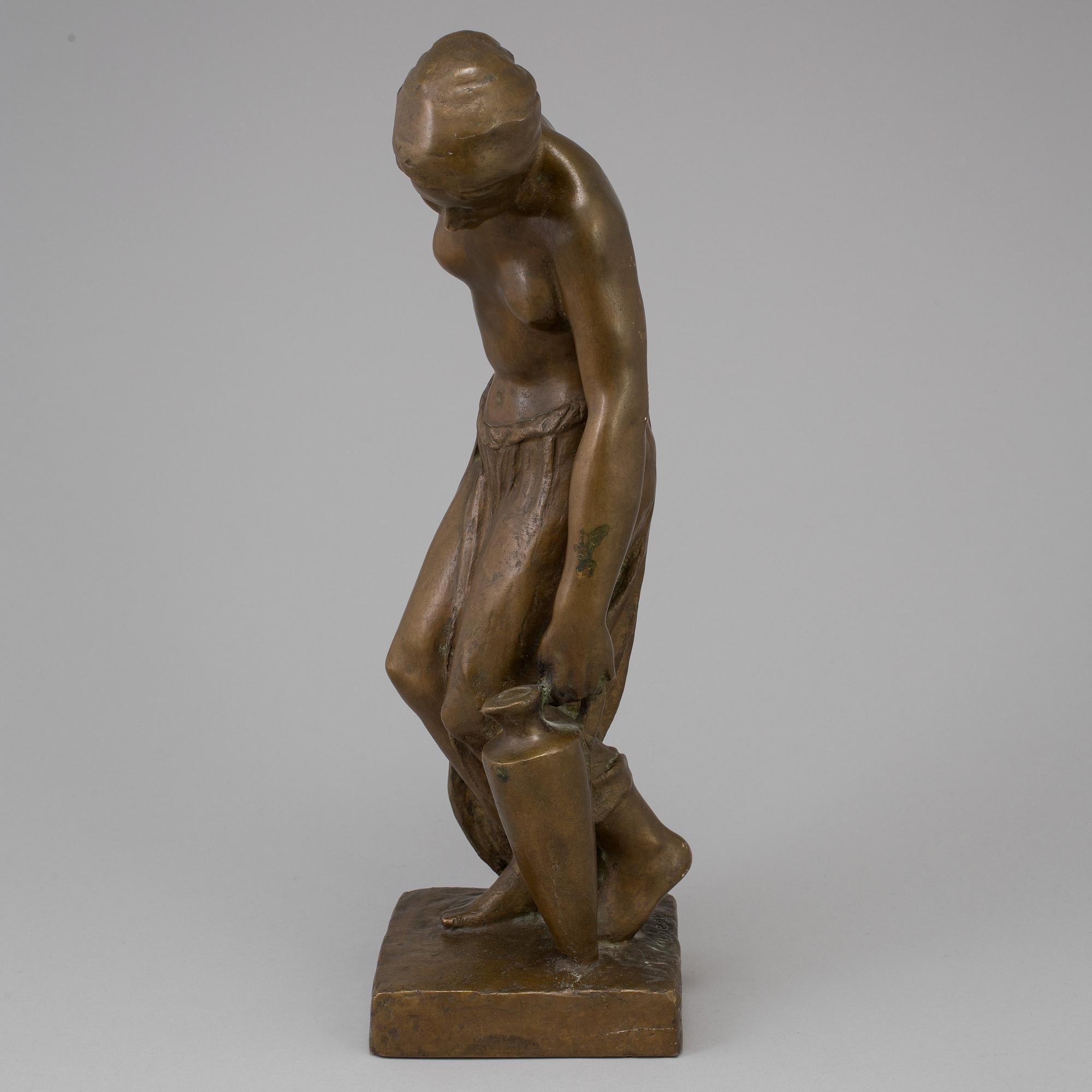 VIKTOR MALMBERG, Sculpture. Bronze, height 42 cm. Signed.
