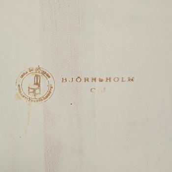 FÄLLBORD, "Björnsholm", för Ikeas 1700-talsserie, 1990-tal.