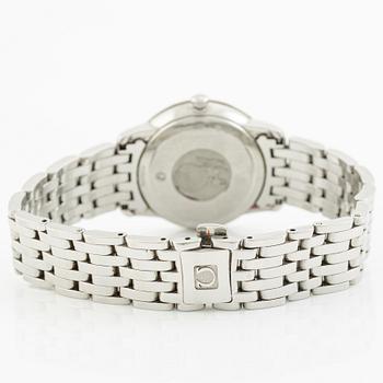 Omega, De Ville, Prestige, "Diamond Dial", wristwatch, 27.4 mm.